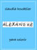 nome alexandre para colorir